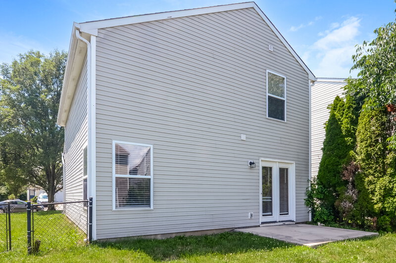 1,790/Mo, 4465 Connaught West Dr Plainfield, IN 46168 Rear View