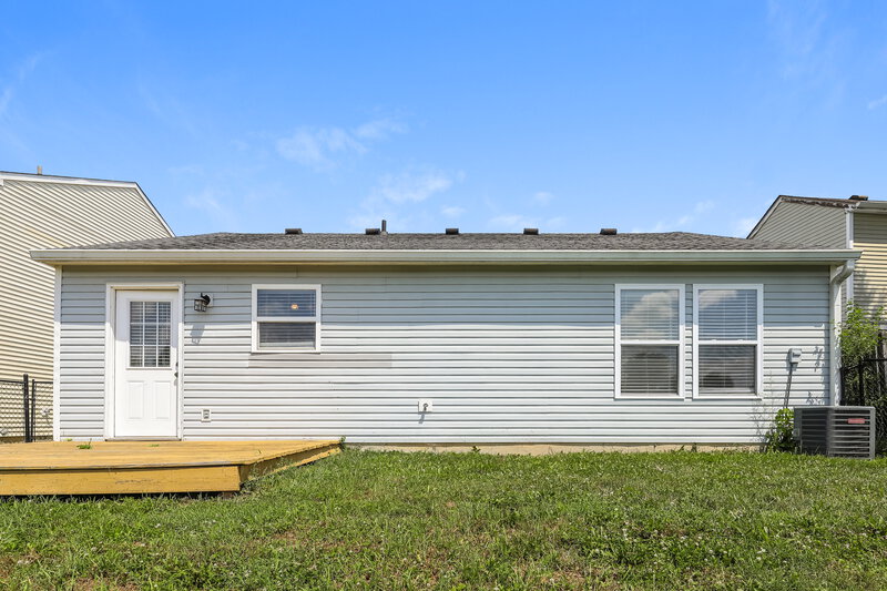 1,655/Mo, 2174 Providence Dr Greenwood, IN 46143 Rear View