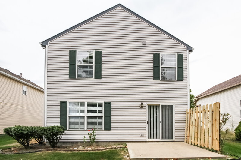 2,050/Mo, 4633 Owls Nest Pl Indianapolis, IN 46254 Rear View