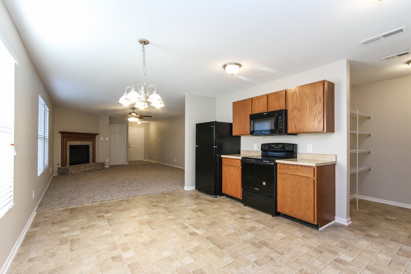 1,755/Mo, 8039 Bach Dr Indianapolis, IN 46239 Kitchen Dining Room View 2