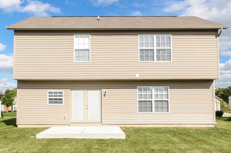 2,125/Mo, 7414 Angus Way Indianapolis, IN 46217 Rear View