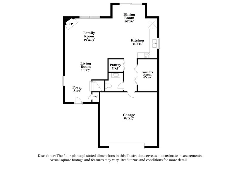 1,935/Mo, 1396 Pencross Ln Greenwood, IN 46143 Floor Plan View