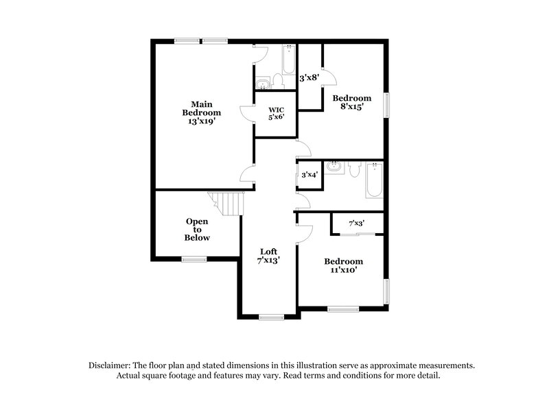1,935/Mo, 1396 Pencross Ln Greenwood, IN 46143 Floor Plan View 2