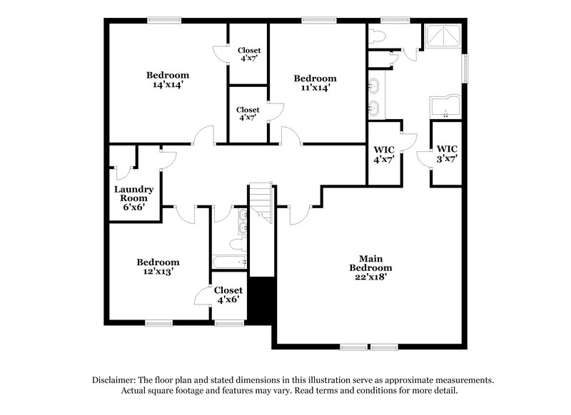 2,375/Mo, 5427 Montavia Ln Indianapolis, IN 46239 Floor Plan View