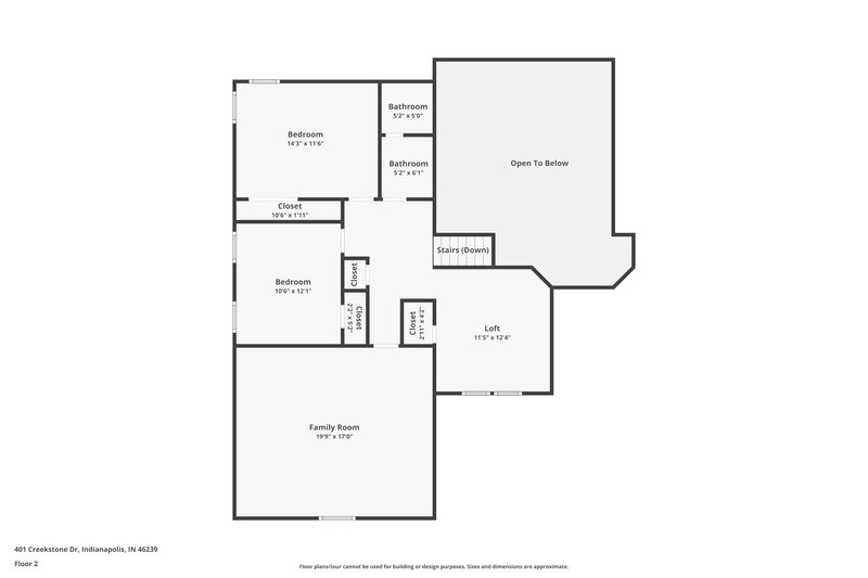2,345/Mo, 401 Creekstone Dr Indianapolis, IN 46239 Floor Plan View 2