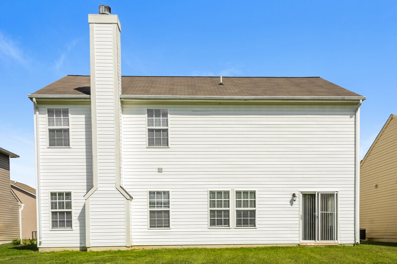 1,910/Mo, 5666 High Timber Ln Indianapolis, IN 46235 Rear View