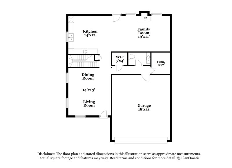 1,885/Mo, 9719 Gibbon Ln Avon, IN 46123 Floor Plan View