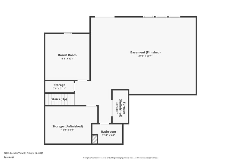 2,500/Mo, 12005 Gatwick View Dr Fishers, IN 46037 Floor Plan View