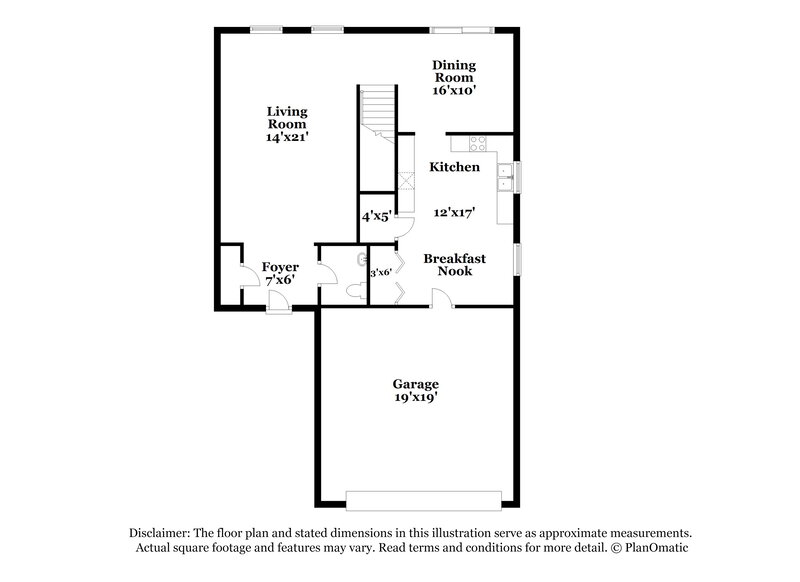 2,850/Mo, 5714 Dollar Run Lane Indianapolis, IN 46221 Floor Plan View