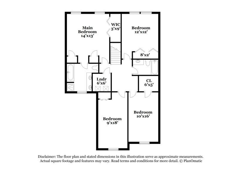 2,850/Mo, 5714 Dollar Run Lane Indianapolis, IN 46221 Floor Plan View 2