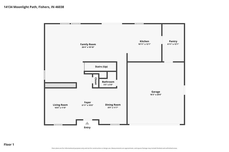 2,670/Mo, 14134 Moonlight Path Fishers, IN 46038 Floor Plan View