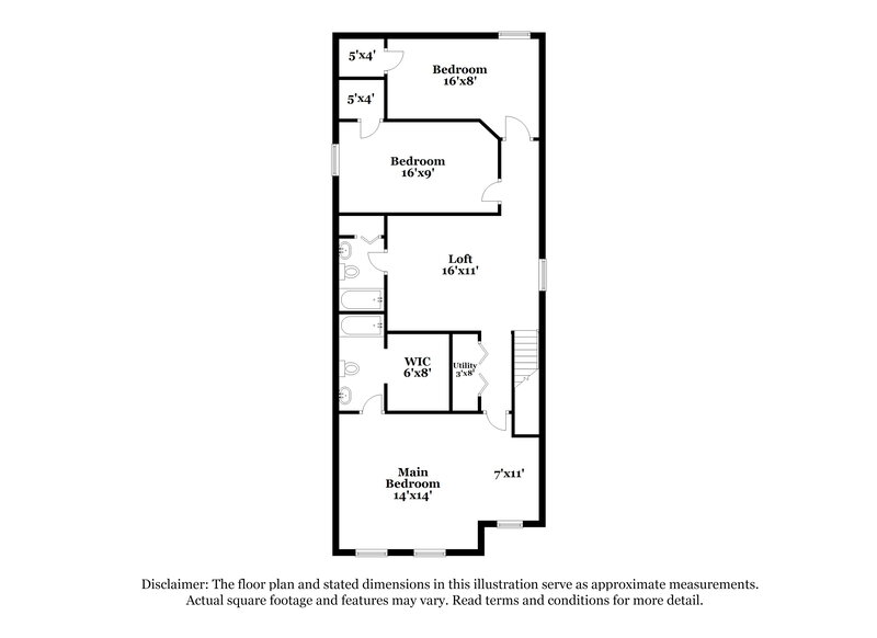 2,460/Mo, 941 Ravine Dr Franklin, IN 46131 Floor Plan View 2