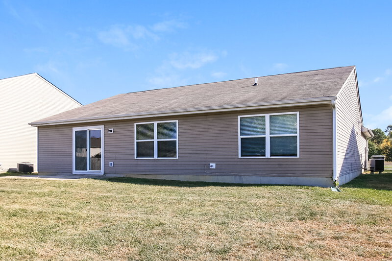 1,710/Mo, 2178 Rossington Ln Indianapolis, IN 46229 Rear View 2