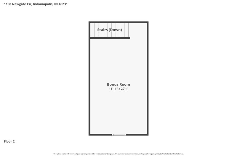2,145/Mo, 1108 Newgate Cir Indianapolis, IN 46231 Floorplan View 2