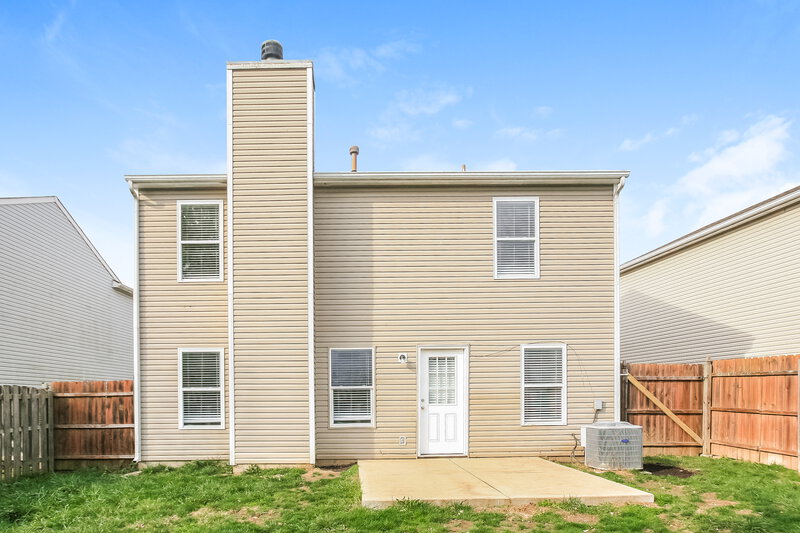 1,790/Mo, 13173 N Brick Chapel Dr Camby, IN 46113 Rear View