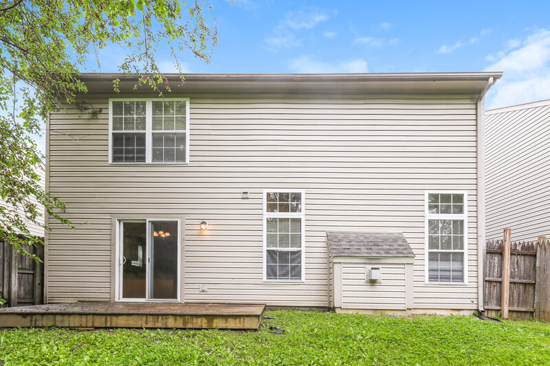 1,960/Mo, 5782 Dollar Forge Drive Indianapolis, IN 46221 Rear View