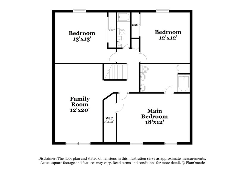 2,125/Mo, 8017 Grand Gulch Drive Indianapolis, IN 46239 Floor Plan View 2