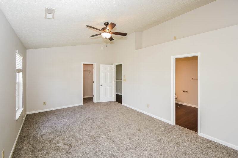 2,125/Mo, 8017 Grand Gulch Drive Indianapolis, IN 46239 Main Bedroom View 2