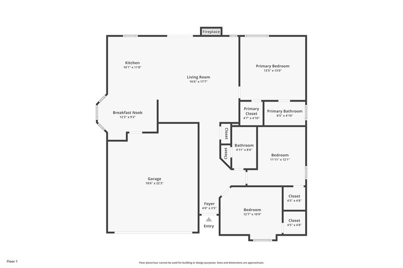 1,710/Mo, 5003 Greenside Drive Indianapolis, IN 46235 Floor Plan View
