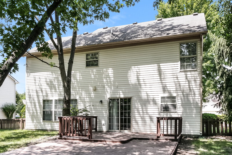 2,745/Mo, 5805 Tanager Lane Carmel, IN 46033 Rear View