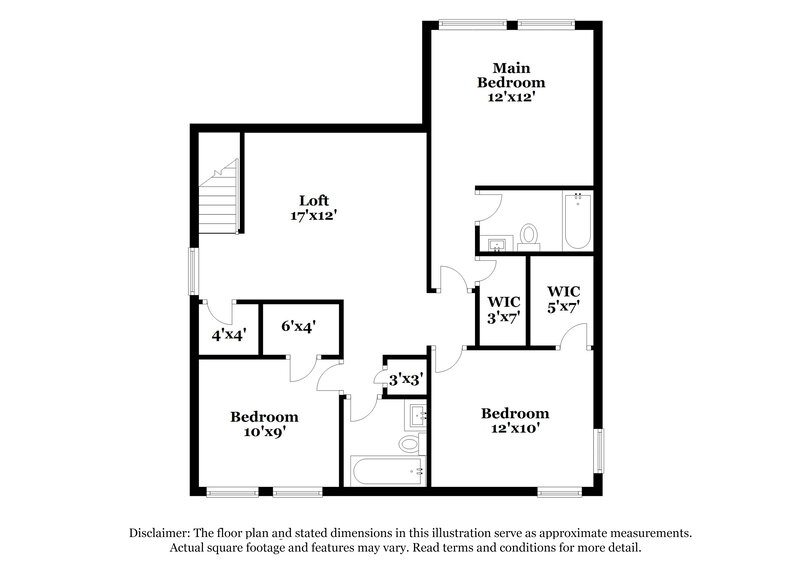 1,900/Mo, 10304 Hornton St Indianapolis, IN 46236 Floor Plan View