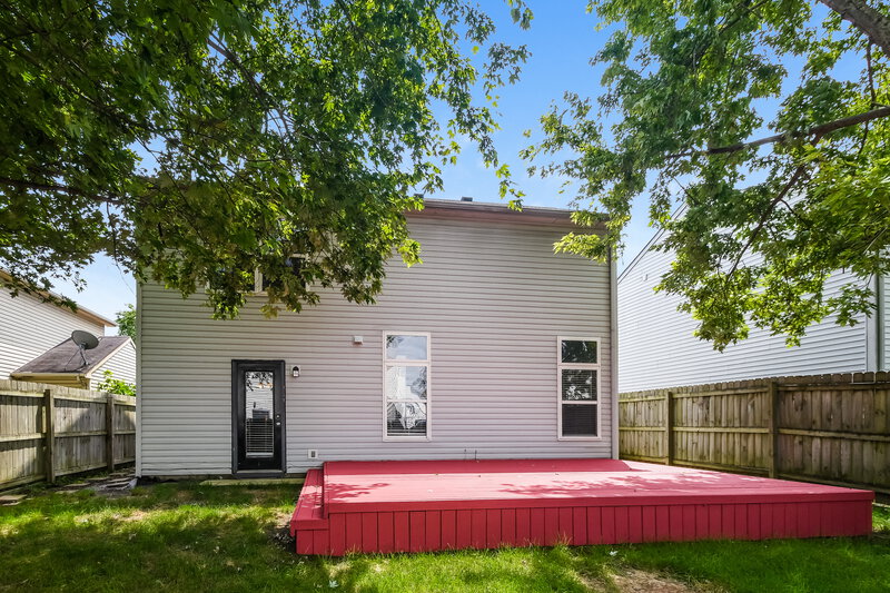 1,900/Mo, 10304 Hornton St Indianapolis, IN 46236 Rear View 2