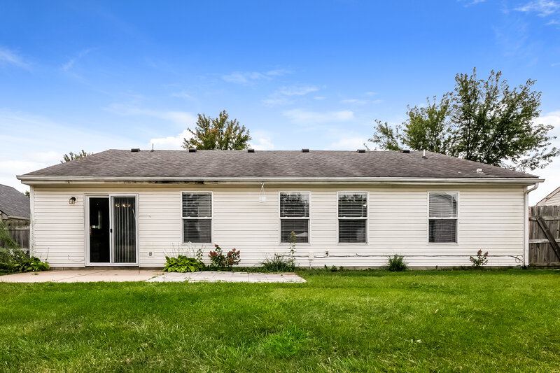 2,470/Mo, 10708 Tanbark Dr Indianapolis, IN 46235 Rear View