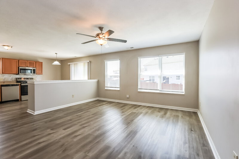 1,870/Mo, 2208 Rossington Ln Indianapolis, IN 46229 Living Room View