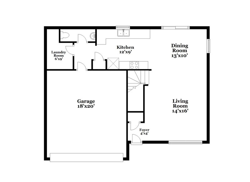 2,120/Mo, 3423 Grove Berry Ln Indianapolis, IN 46239 Floor Plan View