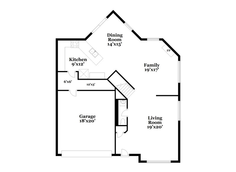 2,060/Mo, 10110 Pine Grove Way Indianapolis, IN 46234 Floor Plan View
