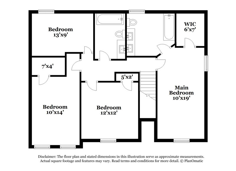 2,155/Mo, 2327 Fullerton Dr Indianapolis, IN 46214 Floor Plan View