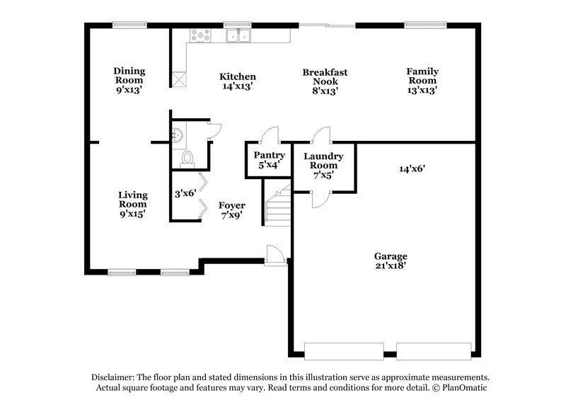 2,155/Mo, 2327 Fullerton Dr Indianapolis, IN 46214 Floor Plan View 2