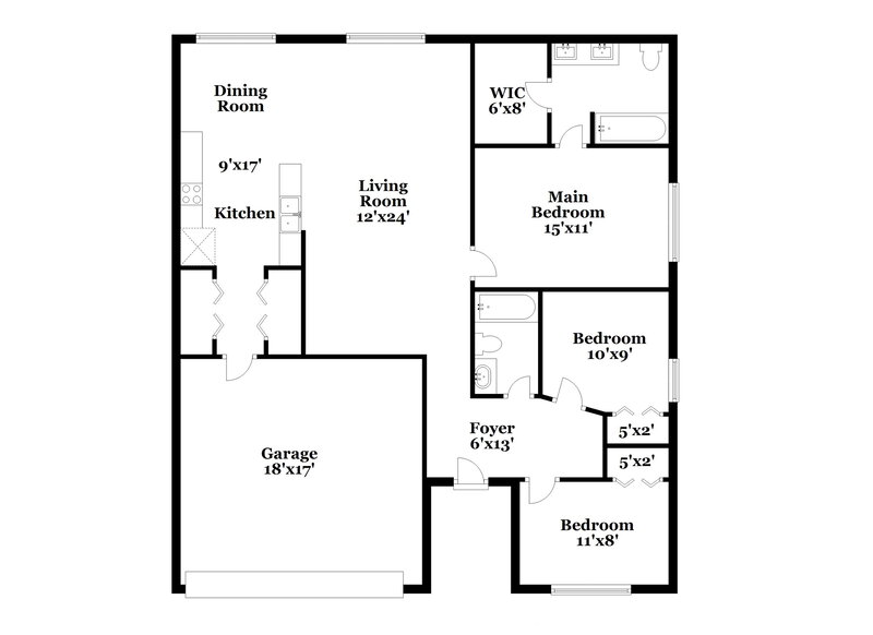 0/Mo, 1726 River Shore Pkwy Indianapolis, IN 46208 Floor Plan View