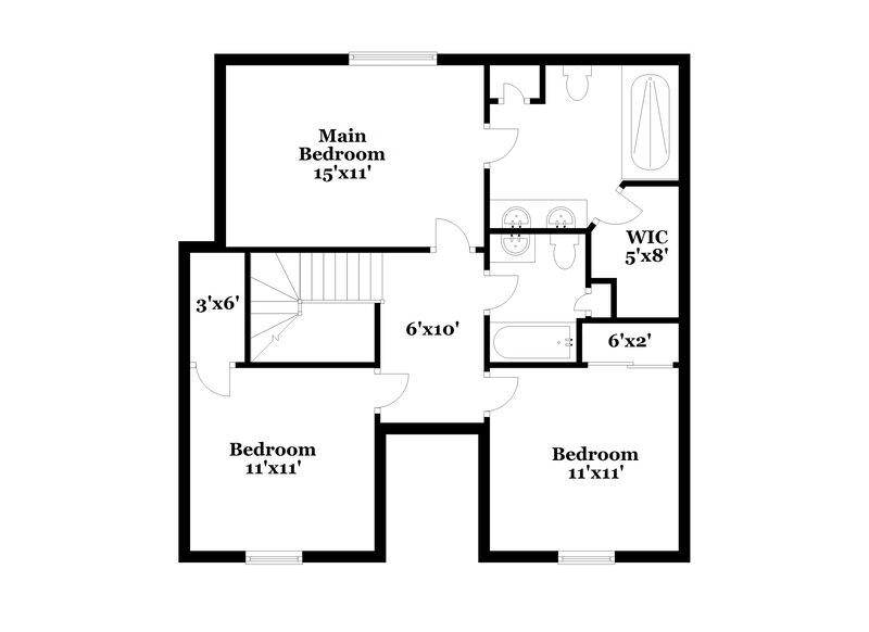 2,650/Mo, 6722 Foxfire Dr Indianapolis, IN 46214 Floor Plan View 2