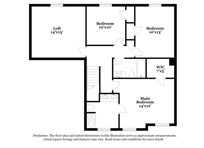 2,285/Mo, 6629 Crestwell Ln Indianapolis, IN 46268 Floor Plan View 2