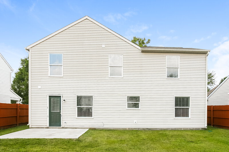 2,285/Mo, 6629 Crestwell Ln Indianapolis, IN 46268 Rear View