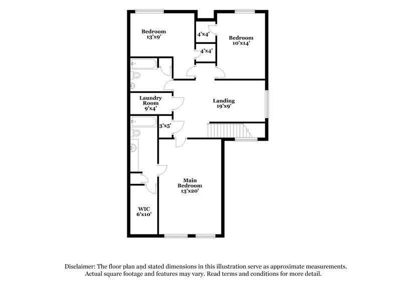 1,925/Mo, 4504 Connaught E Dr Plainfield, IN 46168 Floor Plan View