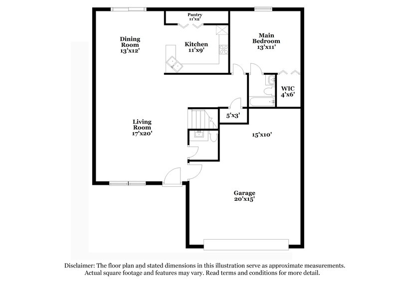 2,530/Mo, 165 Christy Dr Greenwood, IN 46143 Floor Plan View