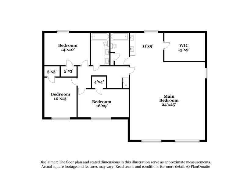 2,460/Mo, 4320 Oil Creek Dr Indianapolis, IN 46268 Floor Plan View