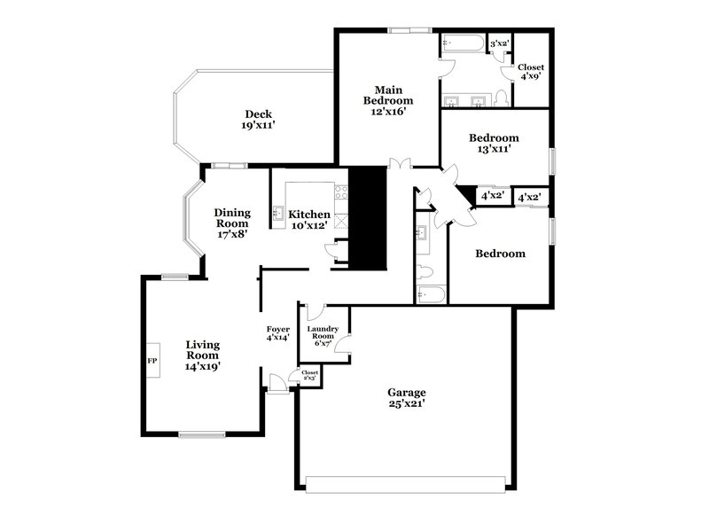 2,230/Mo, 8867 Sundrop Rd Indianapolis, IN 46231 Floorplan View