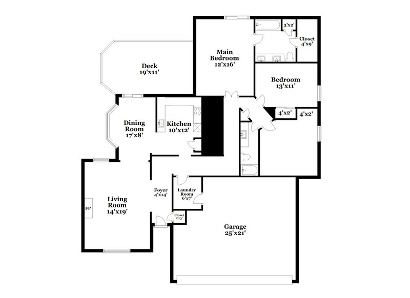 2,240/Mo, 8867 Sundrop Rd Indianapolis, IN 46231 Floor Plan View