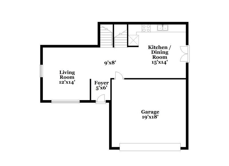 1,970/Mo, 4087 FairOaks Dr Franklin, IN 46131 Floorplan View