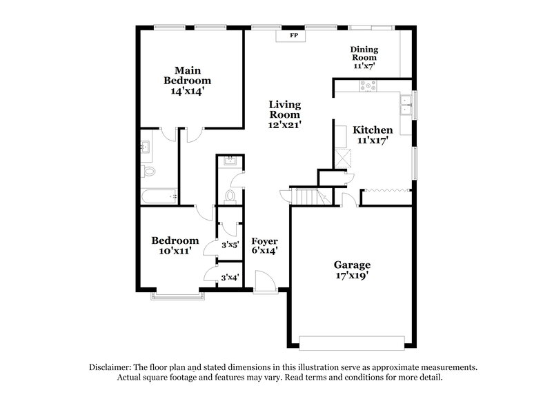 2,690/Mo, 7548 Sycamore Grove Ct Indianapolis, IN 46260 Floor Plan View