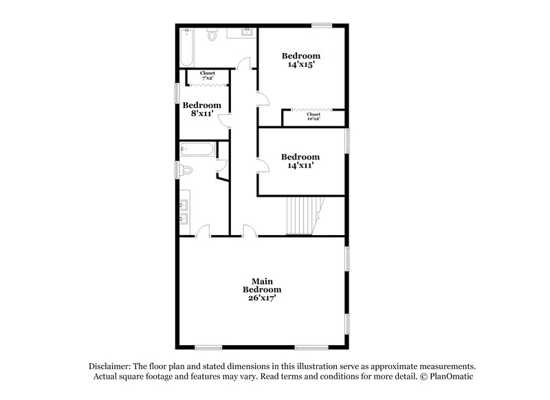 2,050/Mo, 2136 Walnut Meadow Ct Indianapolis, IN 46234 Floor Plan View