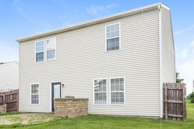 2,035/Mo, 8636 Wheatfield Dr Camby, IN 46113 Rear View 2
