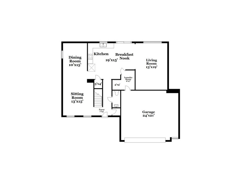 3,210/Mo, 4310 Blue Spruce Ct Greenwood, IN 46143 Floor Plan View