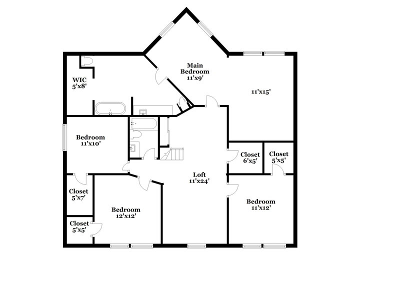 2,930/Mo, 5609 Woodland Trace Blvd Indianapolis, IN 46237 Floorplan View 2