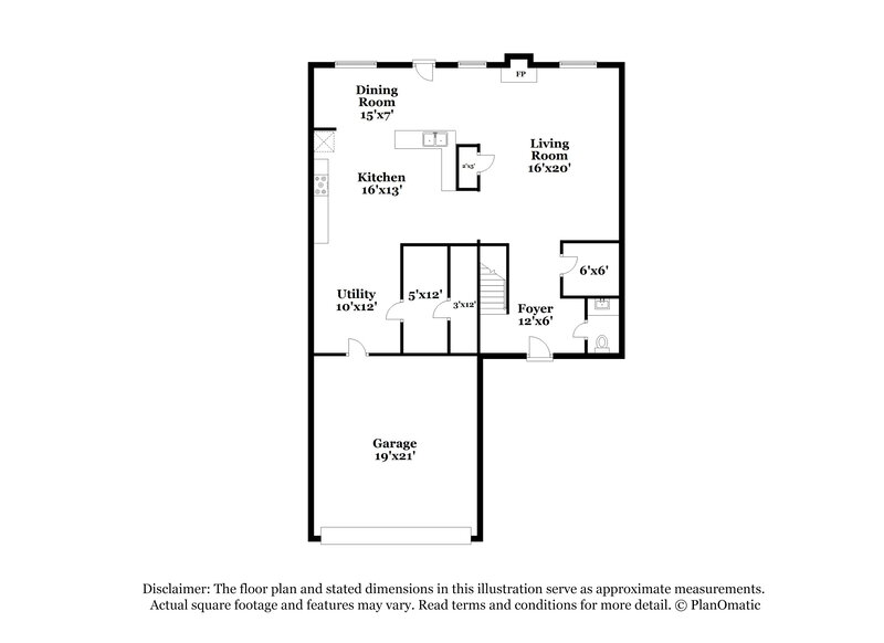 2,130/Mo, 5780 Bluff View Ln Whitestown, IN 46075 Floor Plan View