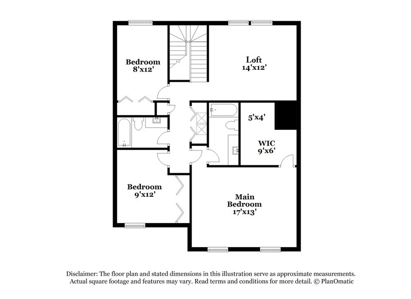 1,830/Mo, 8129 Maple Stream Ln Indianapolis, IN 46217 Floorplan View 2