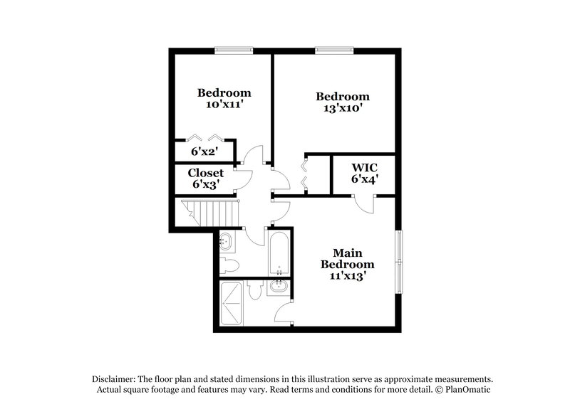 1,750/Mo, 4118 Stone Mill Dr Indianapolis, IN 46237 Floor Plan View 3